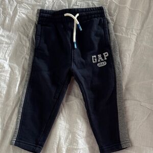 GAP Kids Black and Gray Joggers